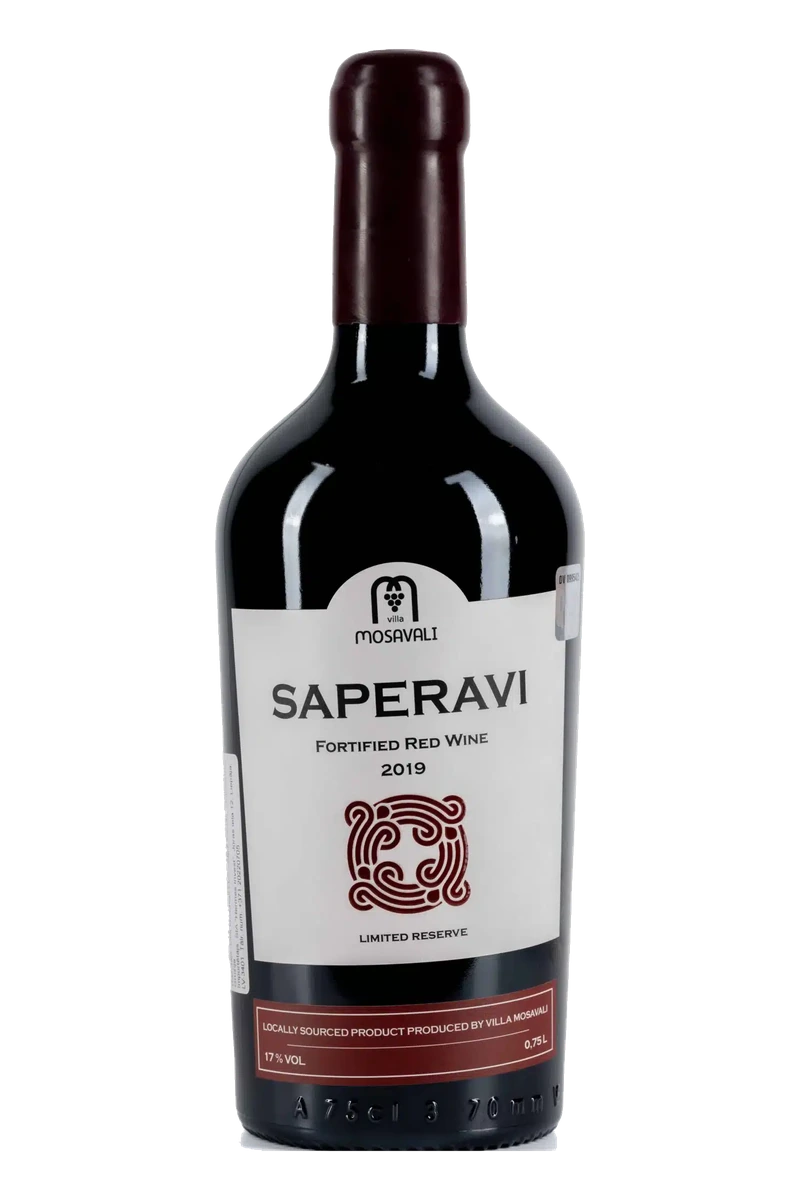 Villa Mosavali Saperavi — Georgian fortified red wine